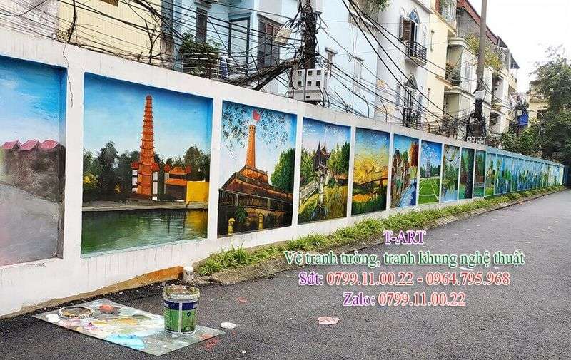 ART SONG H vẽ tranh tường ve tranh tường thành phố hồ chí minh vẽ các  loại tranh