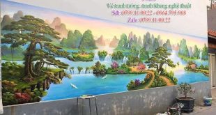 Dịch vụ vẽ tranh tường, vẽ tranh tường phong cảnh, vẽ tranh tường đường phố, vẽ tranh tường trên phố