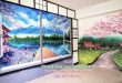 Dịch vụ vẽ tranh tường, vẽ tranh tường phòng khách, vẽ tranh tường mã đáo thành công, vẽ tranh tường sơn thủy, vẽ tranh tường đồng quê