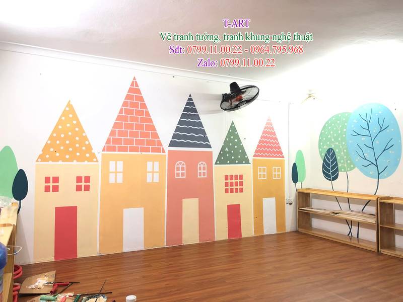 Dịch vụ vẽ tranh tường, vẽ tranh tường mầm non, vẽ tranh tường tiểu học, vẽ tranh tường phòng học, vẽ tranh tường phòng bé, vẽ tranh tường cho bé, vẽ tranh tường trẻ em