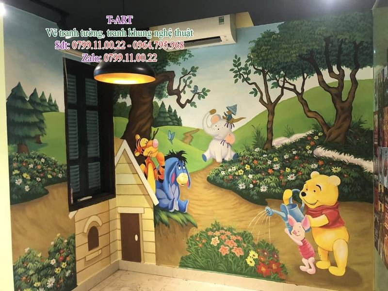 Dịch vụ vẽ tranh tường, vẽ tranh tường mầm non, vẽ tranh tường tiểu học, vẽ tranh tường phòng học, vẽ tranh tường phòng bé, vẽ tranh tường cho bé, vẽ tranh tường trẻ em