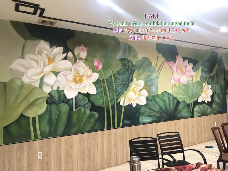 Dịch vụ vẽ tranh tường, vẽ tranh tường Cafe, vẽ tranh tường trà sữa, vẽ tranh tường trà chanh