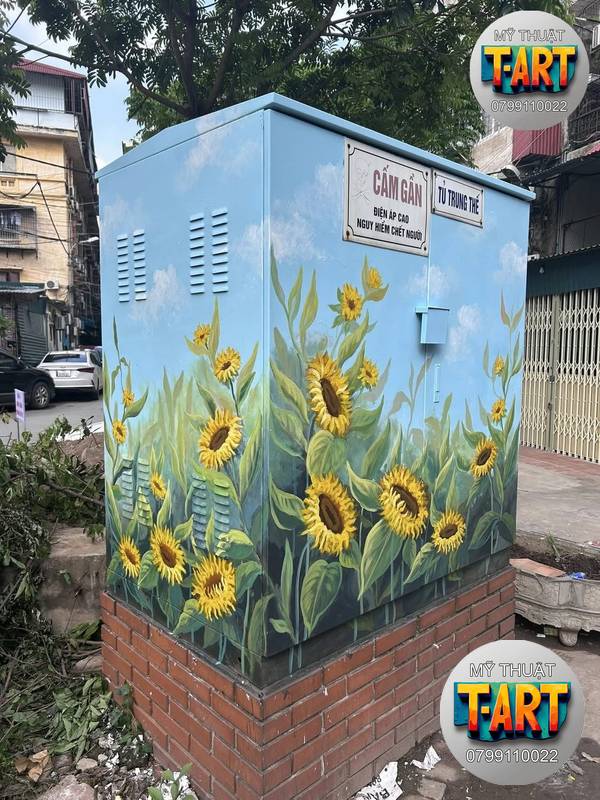 Vẽ Bốt Điện vẽ tranh bốt điện, trang trí bốt điện đường phố, bốt điện nghệ thuật, vẽ tường công cộng, vẽ tranh bảo vệ môi trường, làm đẹp bốt điện