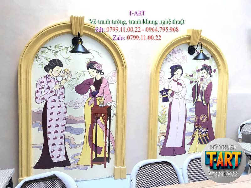 Vẽ Tranh Tường Cafe, Trà Chanh, Trà Sữa tranh tường quán cà phê, vẽ tường quán trà sữa, vẽ tường quán trà chanh, trang trí tường quán cafe đẹp, vẽ tranh tường quán nước, tranh 3D quán cafe