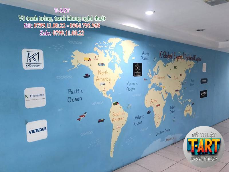 Vẽ Tranh Tường Văn Phòng, Công Ty, Phòng Làm Việc vẽ tường văn phòng, tranh tường công ty sáng tạo, vẽ trang trí tường phòng làm việc, tranh văn phòng hiện đại, vẽ khẩu hiệu văn phòng, tranh động lực công ty