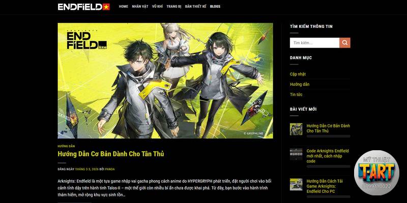 Cập nhật tin tức Endfield miễn phí