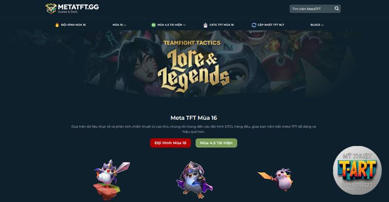 Nắm bắt meta TFT siêu tốc tại MetaTFT.GG